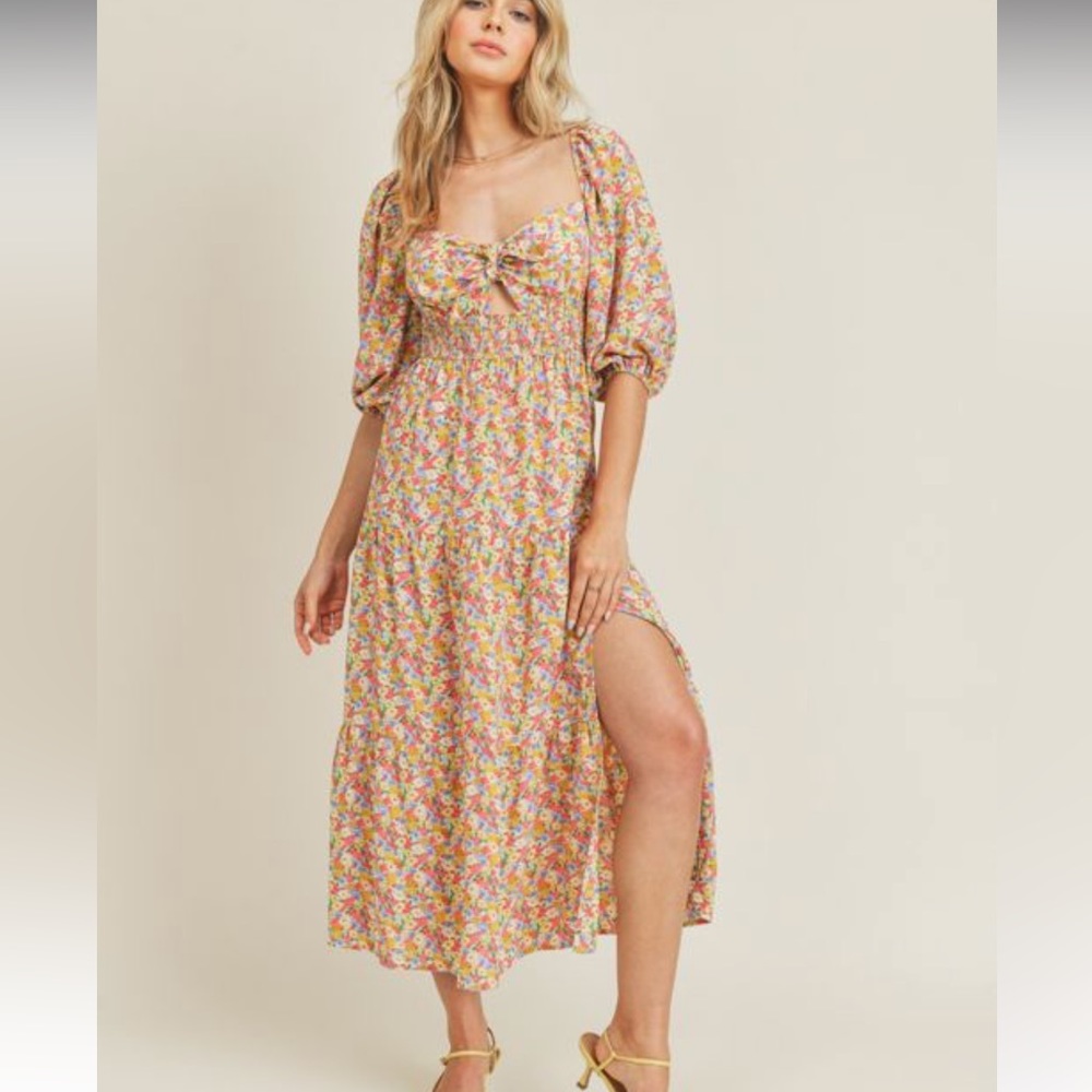 Lush floral dress